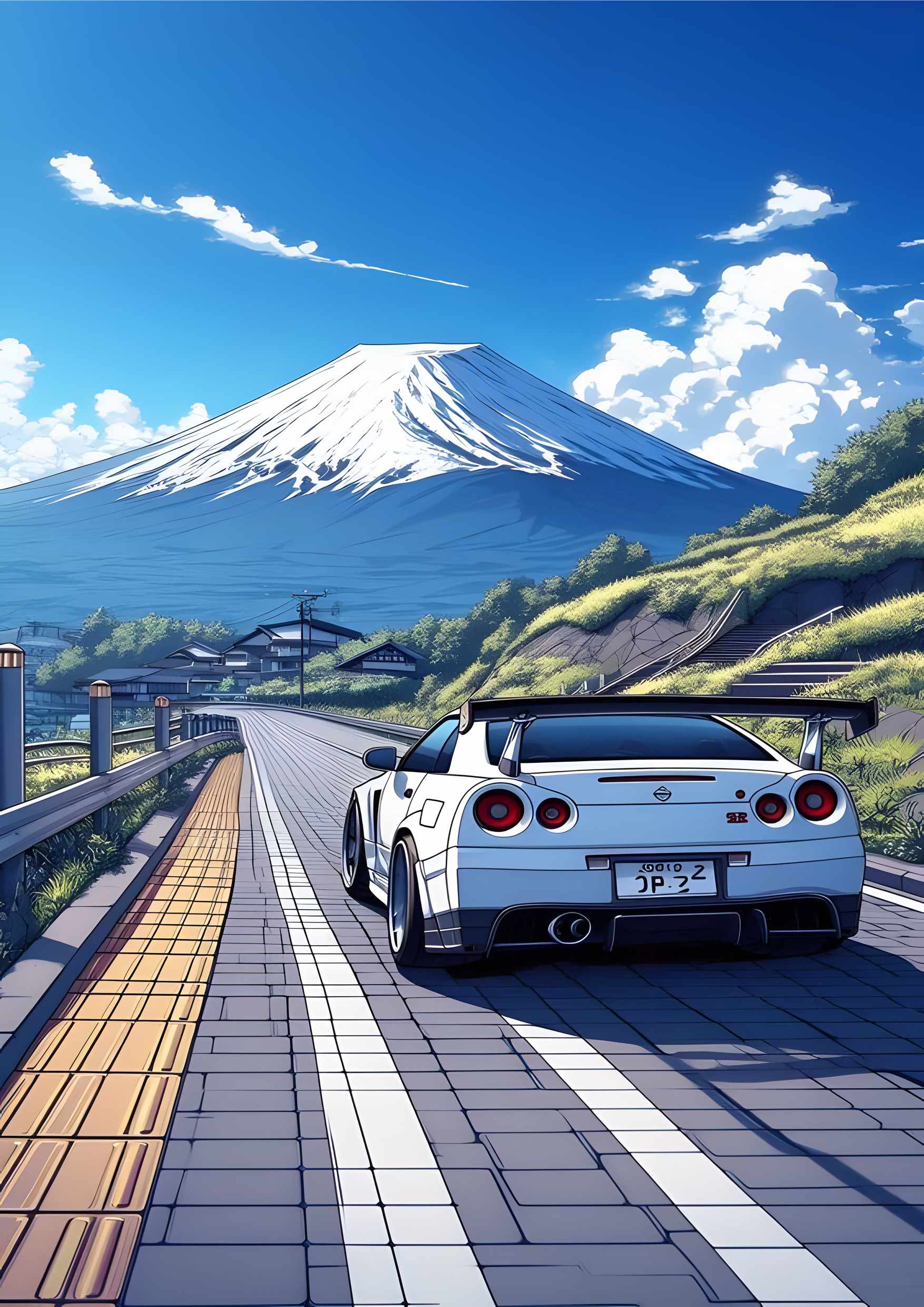 Ashthetic Car Backgroud