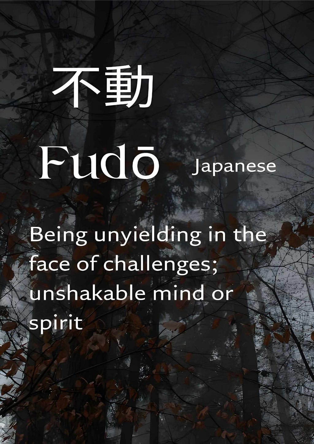 Fudo Japanes