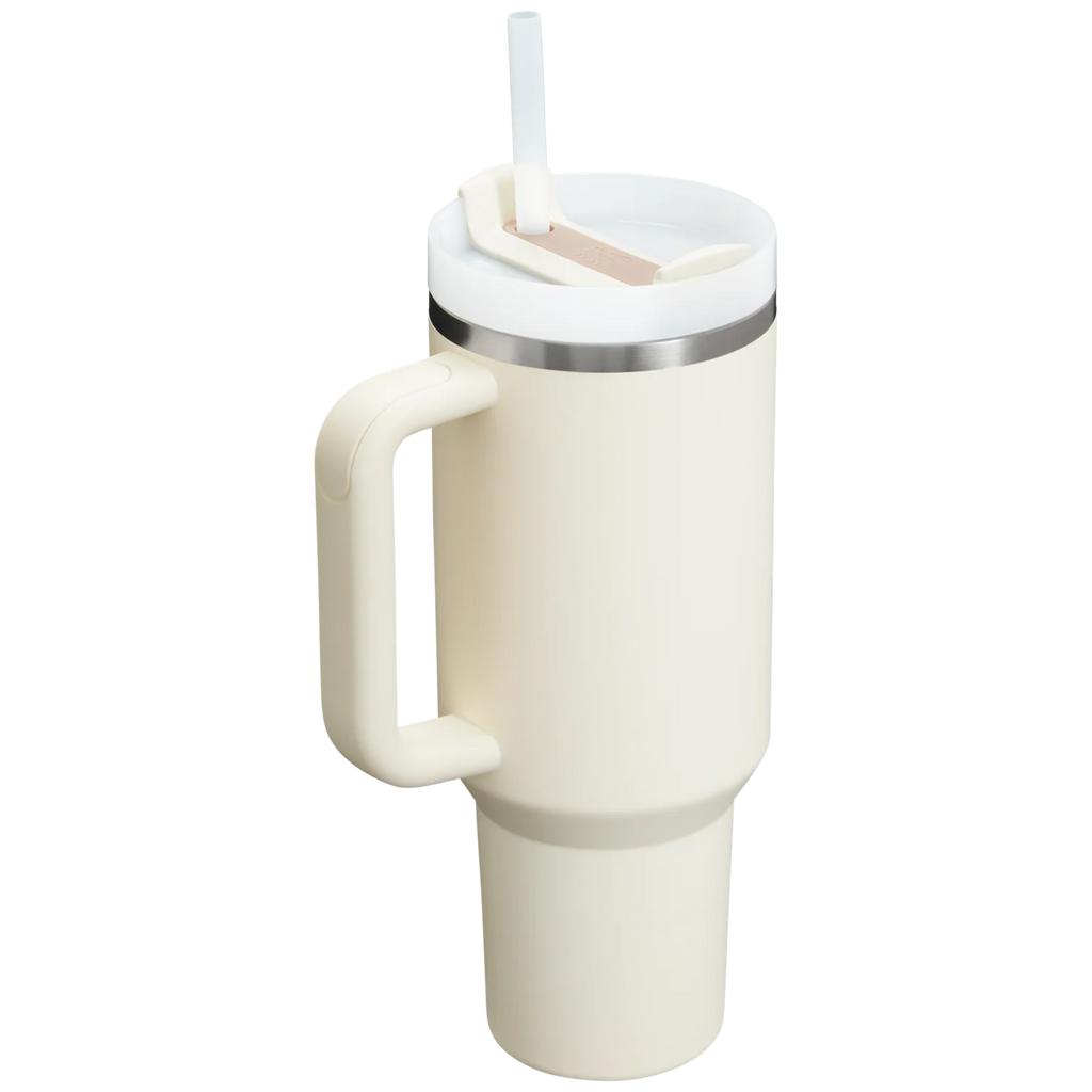 The Quencher H2.0 Flowstate™ Tumbler | 40 OZ (Cream)