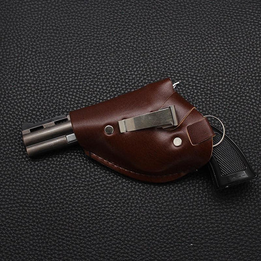Medium Size Gun Lighter with Leather