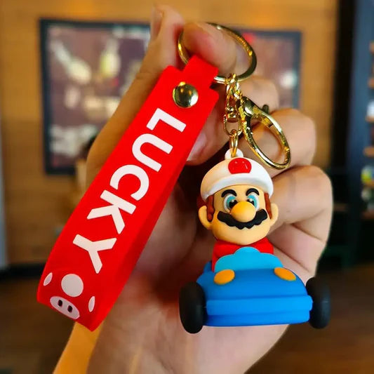 Silicone Keychain X Mario