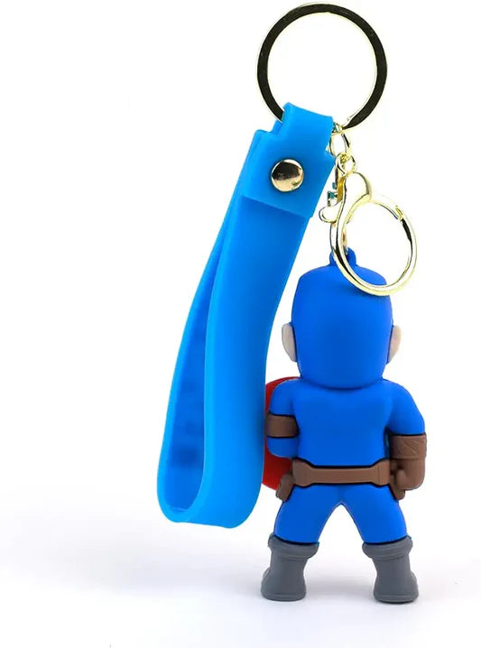 Silicone Keychain X Captain America